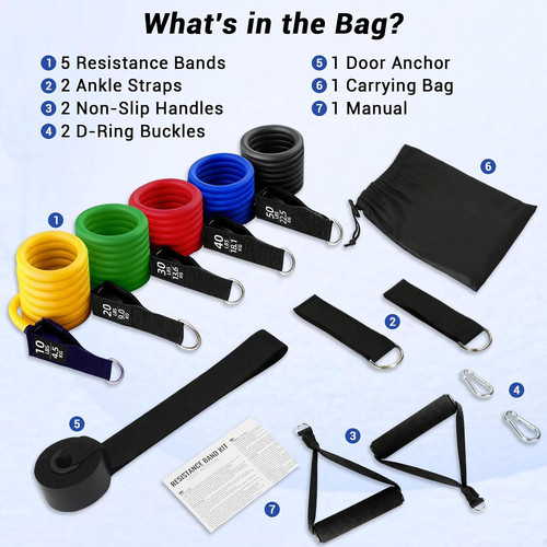 Kit elastici fitness - kit,