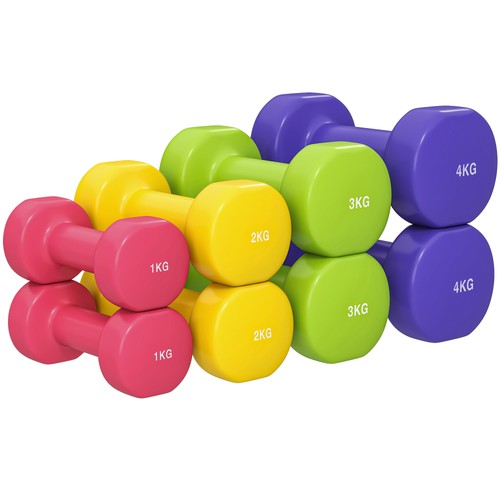 Homcom set pesi - set, palestra